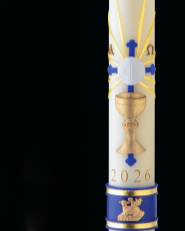 THE HOLY EUCHARIST COMPLIMENTING ALTAR CANDLES